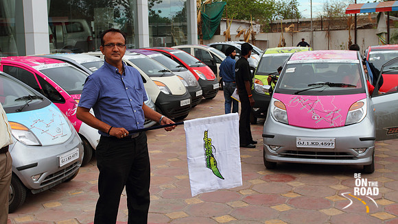 Flagging off from Ahmedabad