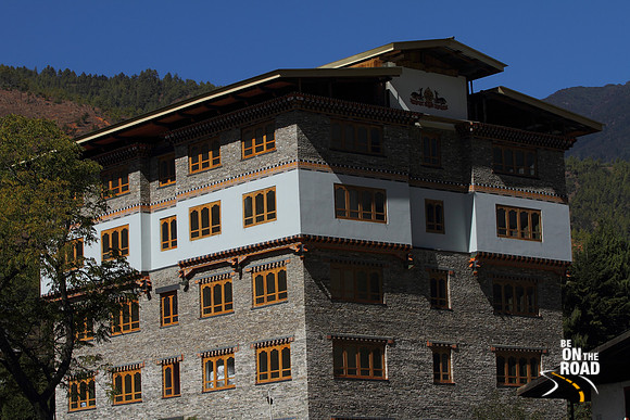 Traditional Bhutanese building in Thimphu