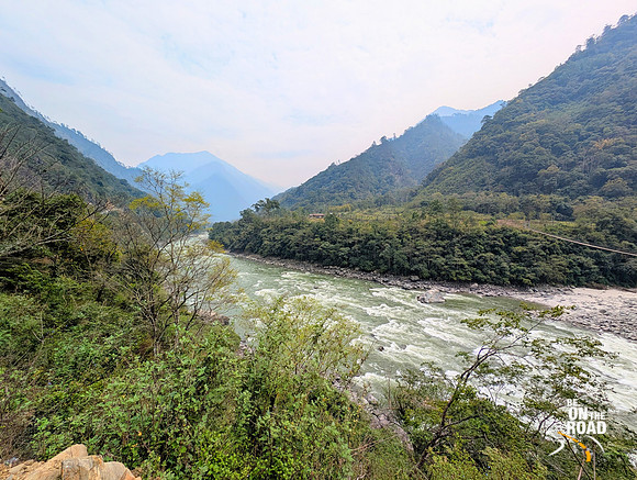 Wooden hanging bridge connects to remote tribal villages in Arunachal Pradesh