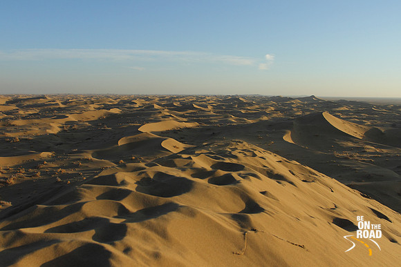 Rolling Sand Dunes of Verzaneh, Iran