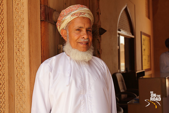 Elderly Omani Man at Jabreen Castle, Oman