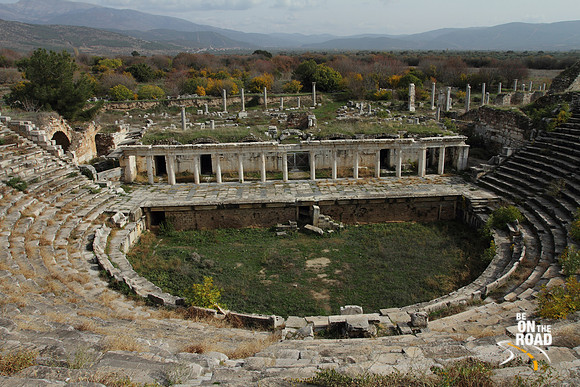 Lovely amphitheater of Aphrodisias, Turkey
