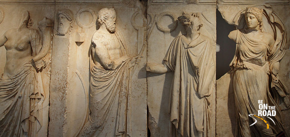 Sculptures from Aphrodisias Museum, Turkey