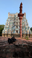 Chilling on the roof and admiring the gopuram view of Naramboonathar Temple, Thiruppudaimarudur Temple