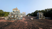 Beautiful gopurams of Naramboonathar Temple at Thiruppudaimarudur, Tamil Nadu