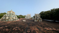 Many gopurams seen from the rooftop of Naramboonathar Temple, Thiruppudaimarudur