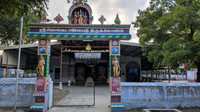 Main entrance of Chakrathalwar Temple, Karisoolnthamangalam