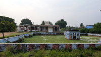 Arikesavanallur Temple as seen from the temple pond