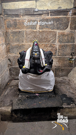 Ganesha Statue inside Arikesavanallur Temple
