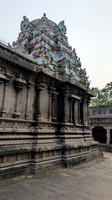 The simple and clean lines of architecture at Athalanallur Gajendra Varaha Perumal Temple