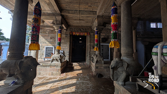 The main entrance to the Chepparai Natarajar Temple, Rajavallipuram