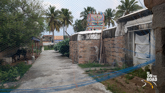 Cow shed inside Agneeswarar Temple, Rajavallipuram