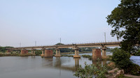 Thamirabharani river bridge near Ammainathar Temple, Cheranmahadevi