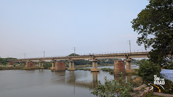 Thamirabharani river bridge near Ammainathar Temple, Cheranmahadevi