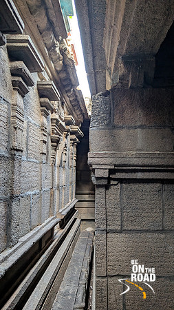 Inscriptions in Old Tamil on the walls of the Ammainathar Temple at Cheranmahadevi