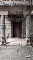 Dilapidated ancient entrance into the Ambal Sannadhi at Ammainathar Temple, Cheranmahadevi