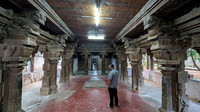 Beautiful ranga mantapa leading to the Ambal Sannadhi at Ammainthar Temple, Cheranmahadevi