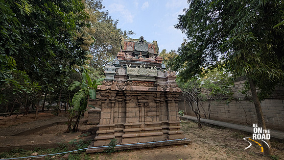 Gopuram of the Ambal Sannadhi at Ammainthar Temple, Cheranmahadevi