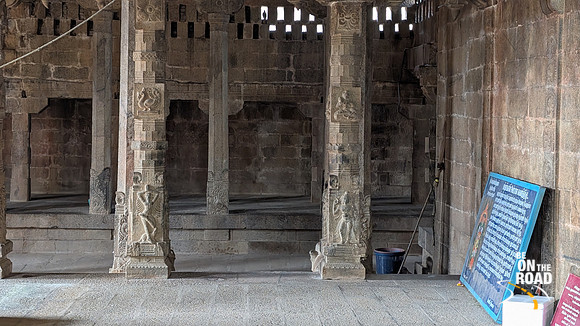 Many pillars of Bhaktavatsala Perumal temple carry stunning sculptures and bas relief work