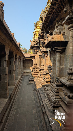 Stunning bas reliefs on the walls of the Bhaktavatsala Perumal temple, Cheranmahadevi