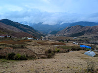 Dorjeeling village valley view