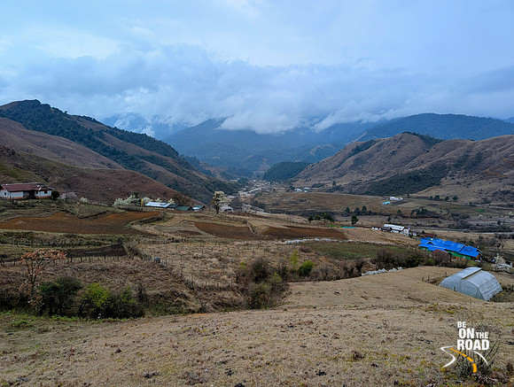 Dorjeeling village valley view