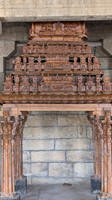 Wooden temple gopuram inside Thirukkurungudi Perumal temple