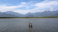 The Thirukkurungudi Large tank at the base of the Western Ghats