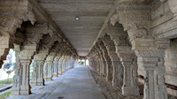 The gigantic corridors of the Nanguneri Divya Desam Perumal temple