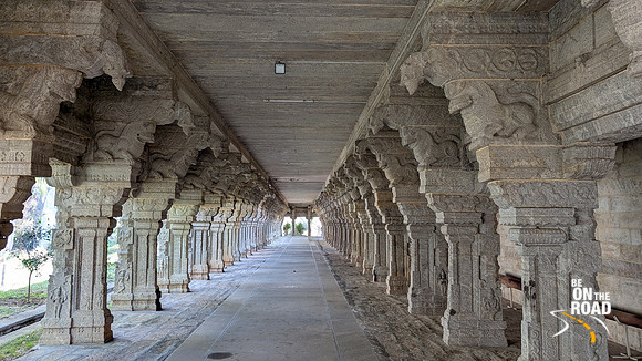 The gigantic corridors of the Nanguneri Divya Desam Perumal temple