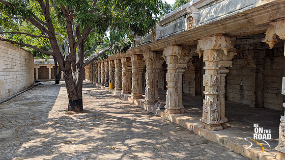 Greenery and ancient sculptures - a rare combination