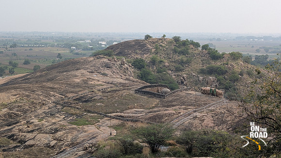 Vettuvan Koil top view from the Ganesha temple on top of the hill