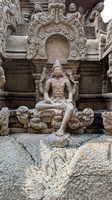 Sculpture of Maha Vishnu at Vettuvan Koil temple