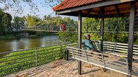 Thrippalur hanging bridge - a great location for a sunset getaway near Palakkad, Kerala