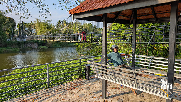 Thrippalur hanging bridge - a great location for a sunset getaway near Palakkad, Kerala