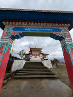 Entrance to Samden Yangchak Monastery, Mechuka, Arunachal Pradesh