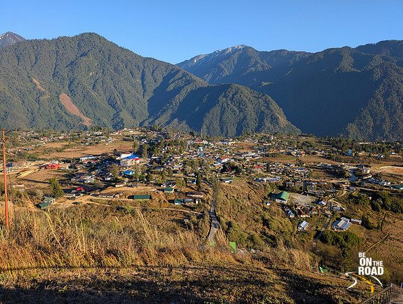 Bird's eye view of Anini, Arunachal Pradesh