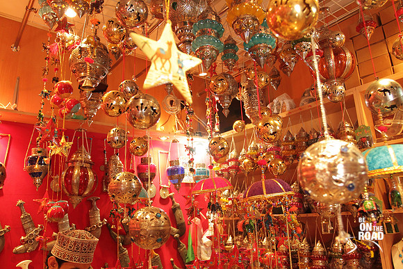 The insides of a Nizwa Souk Crafts shop