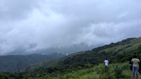 Admiring the gorgeous views of the Western Ghats at Kaginahare View Point
