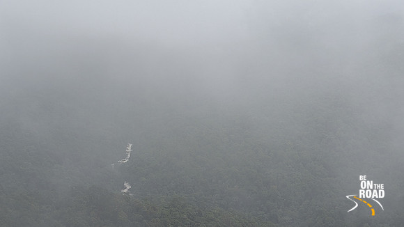 Kumaradhara river as seen from Bisle beauty spot view point