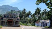 Lush setting of Thirumalai Murugan Temple, Panboli, Tamil Nadu