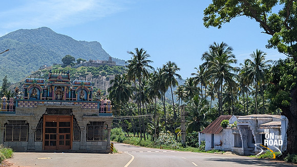 Lush setting of Thirumalai Murugan Temple, Panboli, Tamil Nadu
