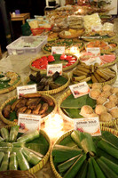 Dinner table full of tasty Jogja food
