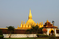Phat That Luang - One of Laos's main monuments at Vientiane, Laos