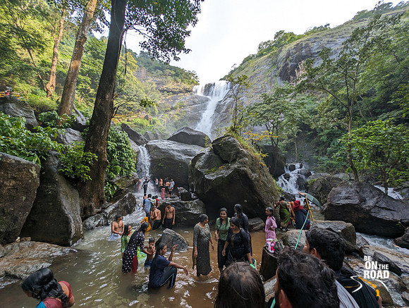 Herbal water of Palaruvi Falls - perfect for a waterfall holiday