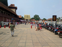 The large gopuram of Padmanabha Swamy Temple, Thiruvananthapuram