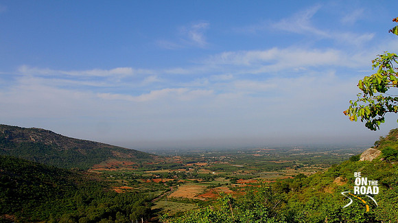 View of the lovely plains from the trekking path