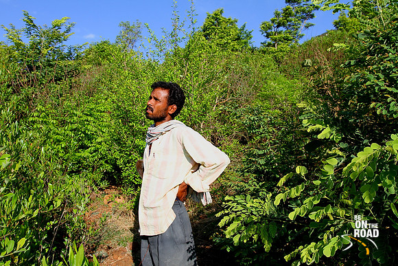 Local Farmer who agreed to be our trekking guide for half the way