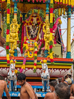 Beautifully decked Lord Natarajar in Goratham on Thiruvatharai Festival