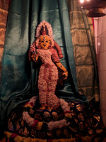 Goddess Sivagami decked up in dry fruits on Thiruvatharai Festival evening